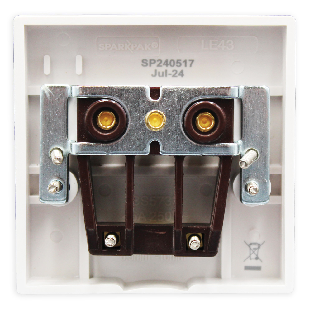 Cooker Cable Outlet Plate